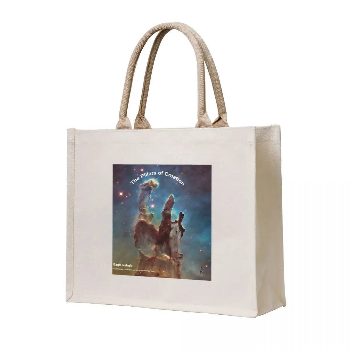 

The Pillars of Creation Tote Bag supermarket folding bag custom fabric bag Custom