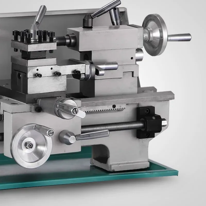 2026for Mini 8X16 Digital Benchtop Lathe Small Micro Horizontal Flat Machine Multipurpose Mini Metal Lathe 3
