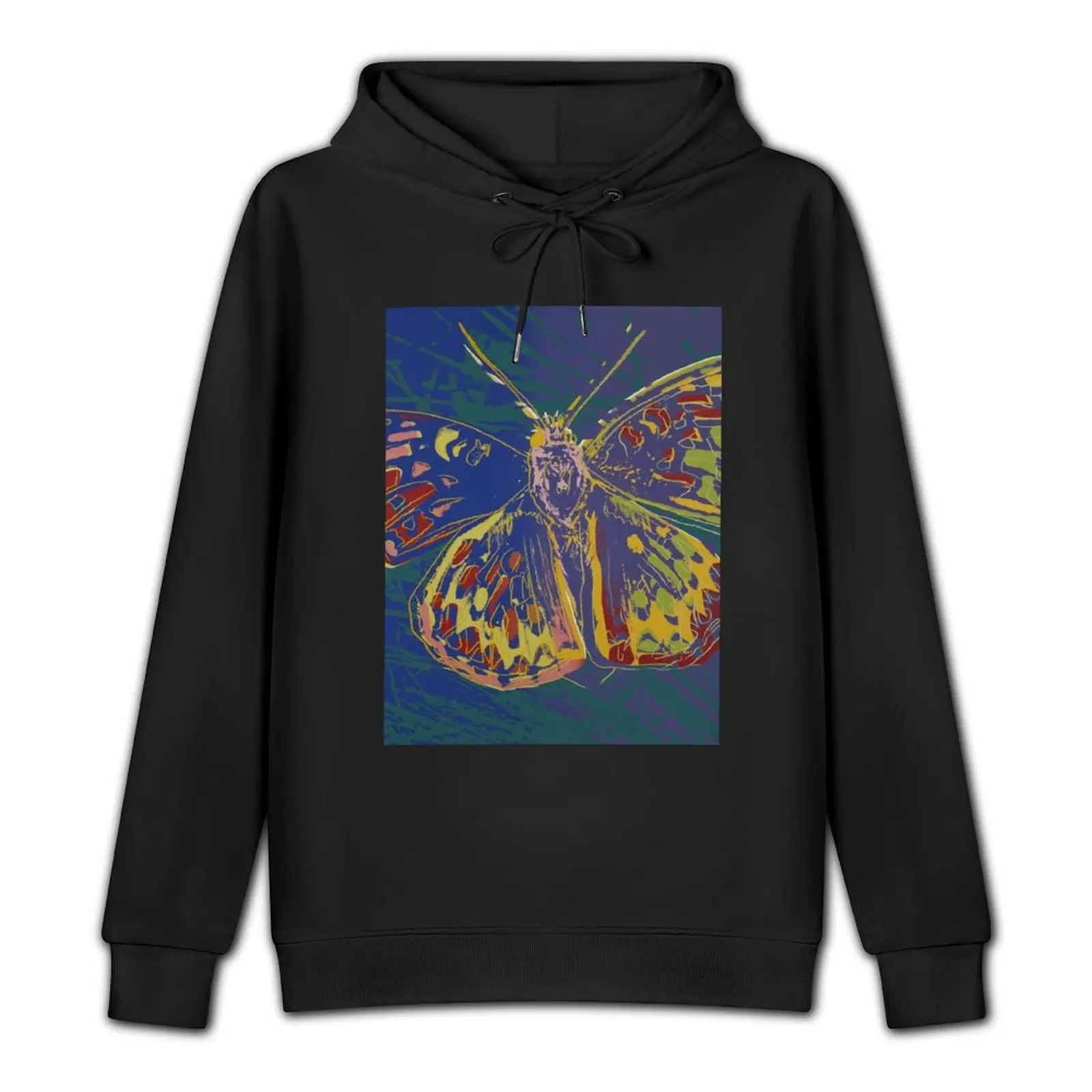 AW Silverspot Butterfly in blue Pullover Hoodie mens clothes anime clothes hoodies for men high quality