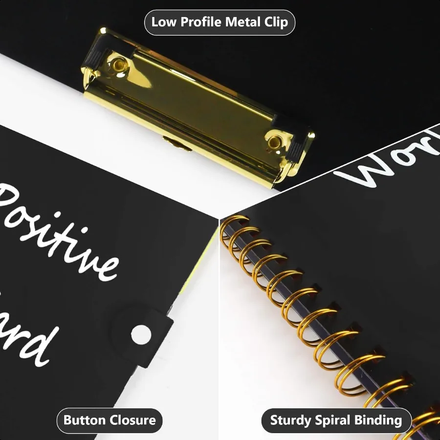 Буфер обмена Folio с блокнотом Многофункциональная папка буфера обмена с местом для хранения 5 папок с 11 карманами Водонепроницаемый органайзер с