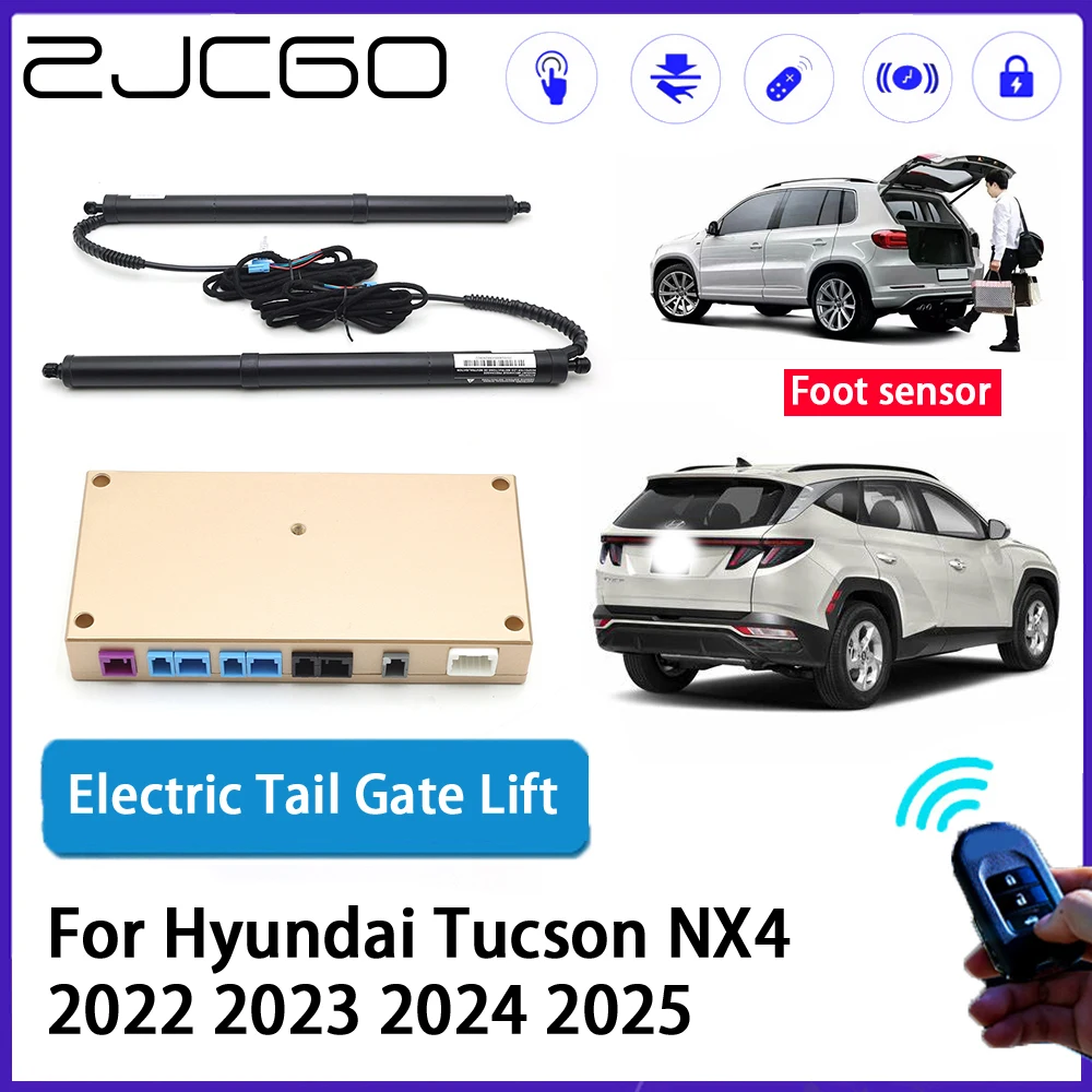 

ZJCGO Car Auto Trunk intelligent Electric Tail Gate Lift Automatic Tailgate Opener for Hyundai Tucson NX4 2022 2023 2024 2025