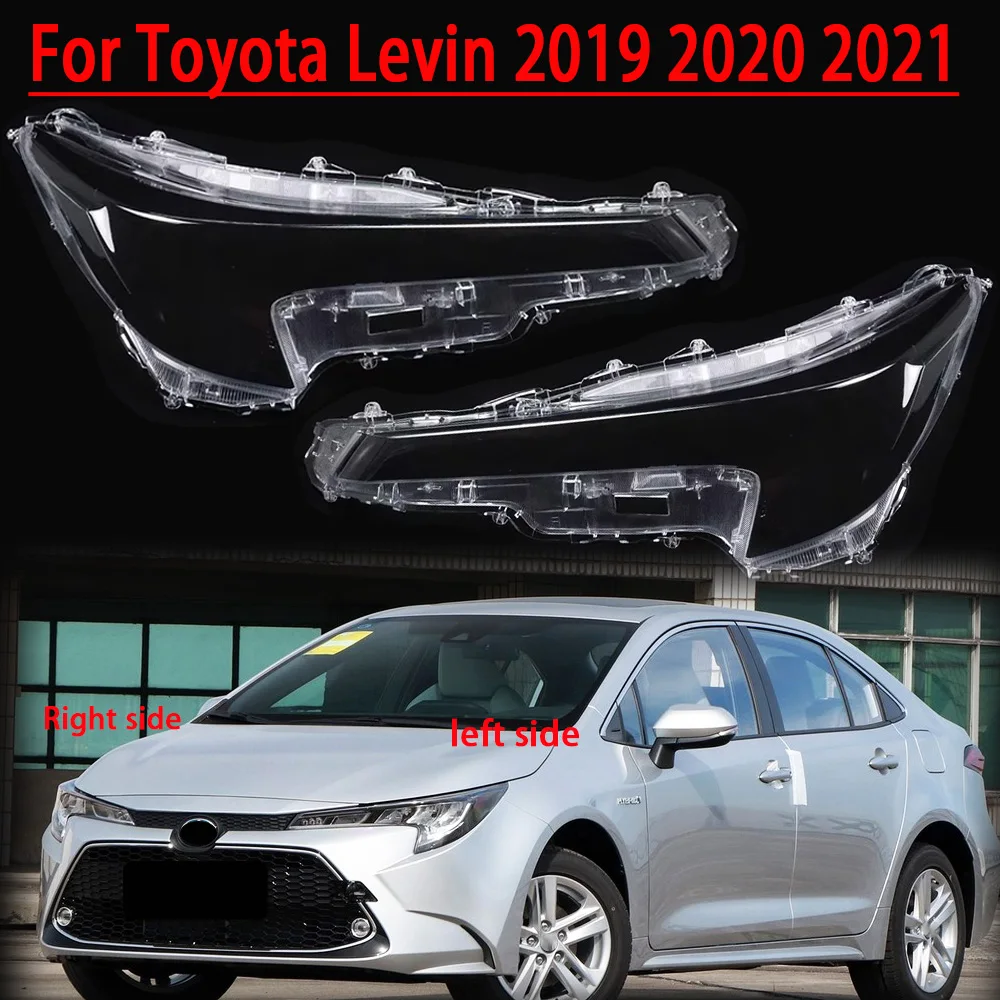 

Fit For Toyota Corolla Levin 2019 2020 2021 Car Front Headlamps Cover Waterproof Clear Headlight Lens