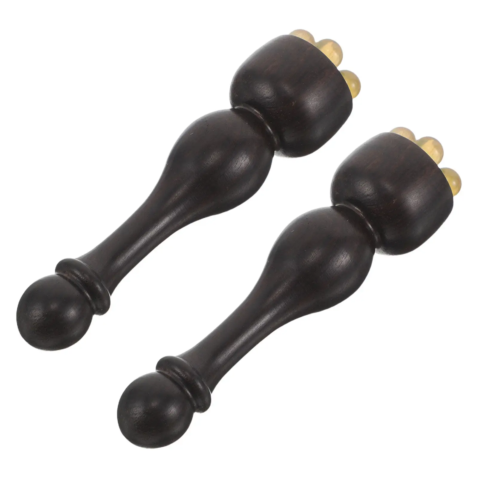

2 PCS Eye and Facial Massager Acupressure Face Tool Cream Applicator Roller Stick