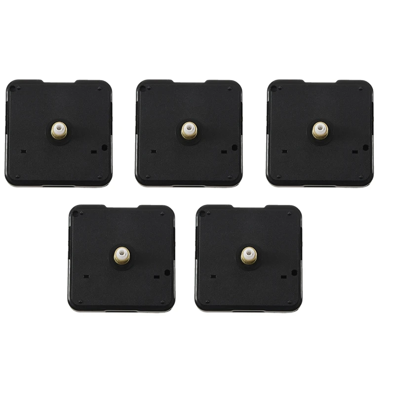 

5X Clock Movement Mechanism With White Hour Minute Red Second Hand DIY Tools Kit