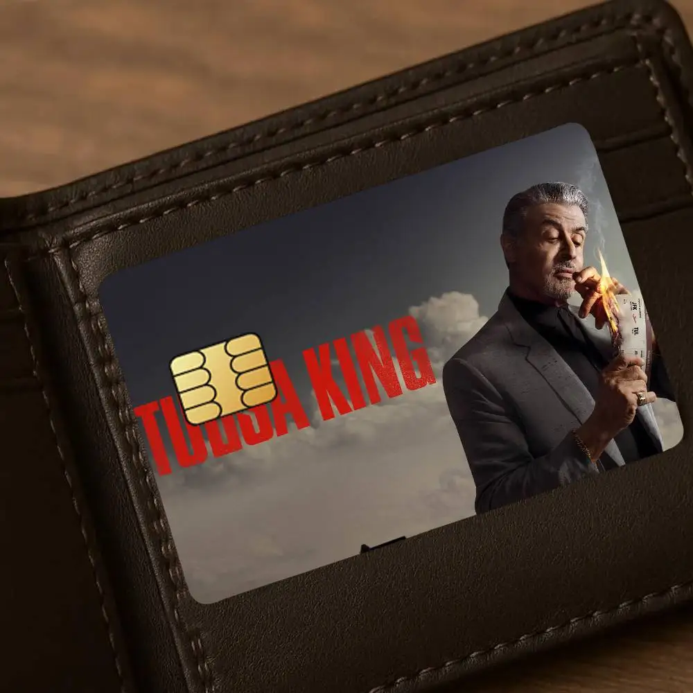 ملصقات بطاقات الائتمان Tv Show Tulsa King لحماية ديكور الخصم البنك 4 قطع مضادة للخدش ومقاومة للماء #6