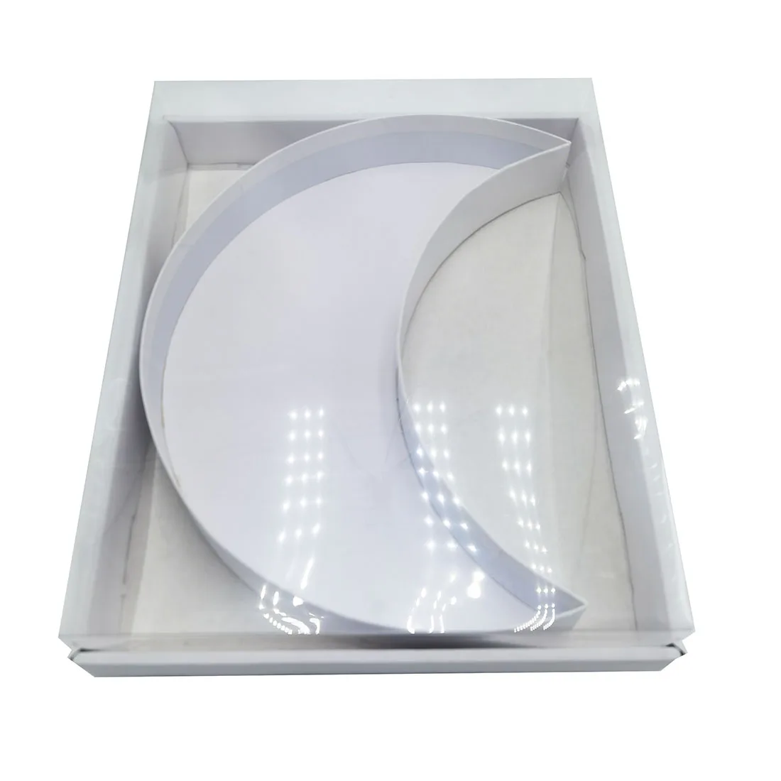 12inch Fasting Mosque Charcuterie EID Ramadan Moon Shaped Paper Box for Food Packaging