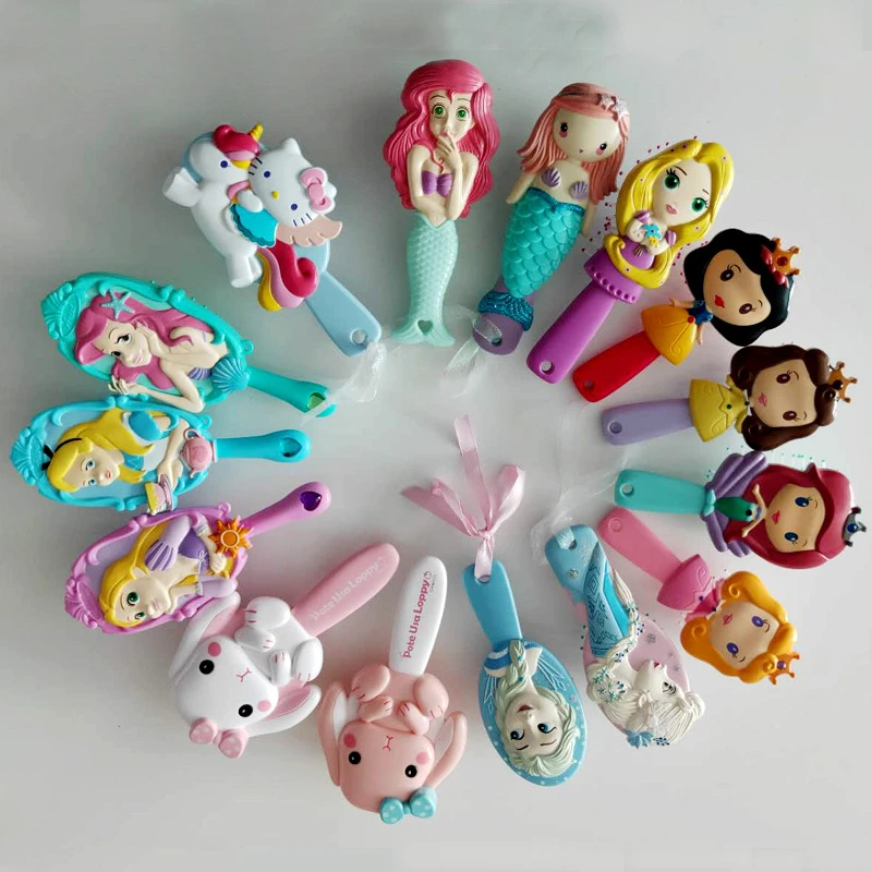 disney Cute Mermaid Hair Comb with Massage Airbag for Kids and Adults - Wholesale Directly from Manufacturer