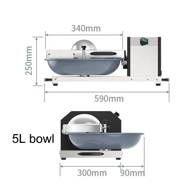 Commercial Kitchen Restaurant Food Process Equipment Vegetable Meat Food Chopper Bowl Cutter