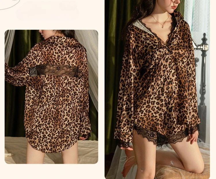 2025년 봄/여름 신상 니치 플리츠 숏 스커트 여성용 레오파드 프린트 V넥 러플 엣지 드레스