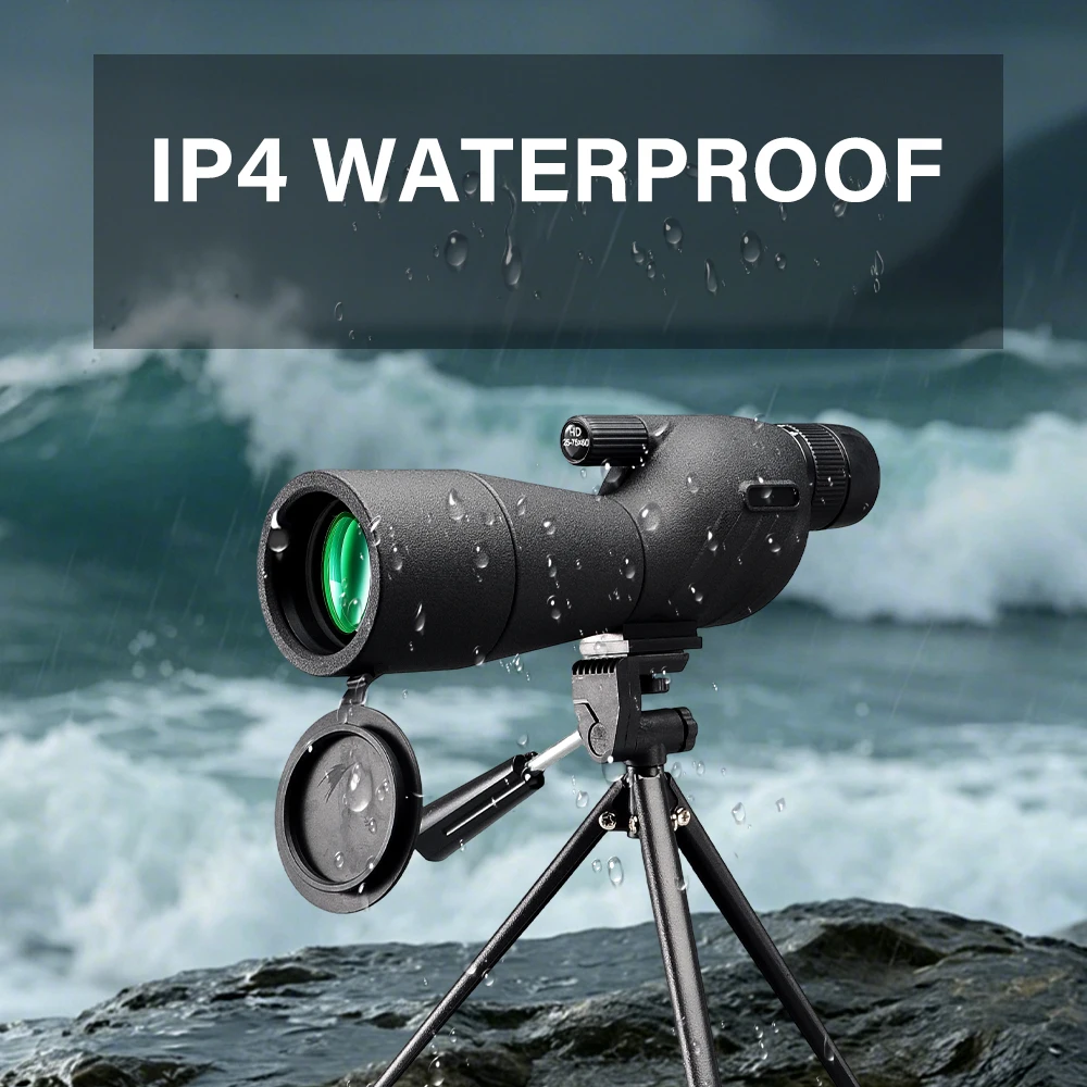 25-75x60 Zoom Spotting Scope Camera 4K HD Birdwatching Telescope  with Tripod Outdoor Camping Gear view 5