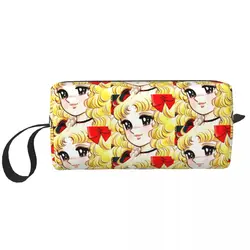 Cute Anime Manga Candy Candy Travel Toiletry Bag for Women Makeup Cosmetic Bag Beauty Storage Dopp Kit