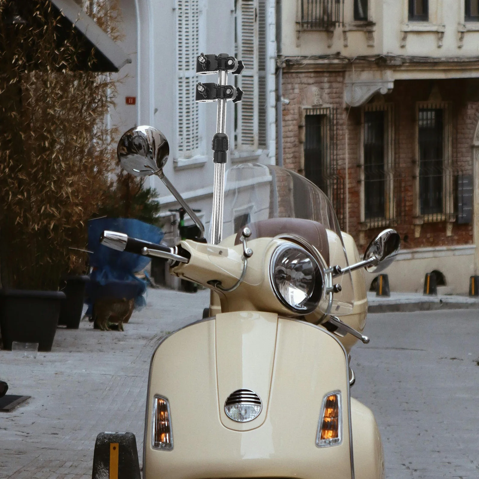 

Umbrella Holder for Bike Electric Bicycle and Scooter Handsfree Rain Cover Mounting Kit Adjustable Clamp for Mountain Road Bike