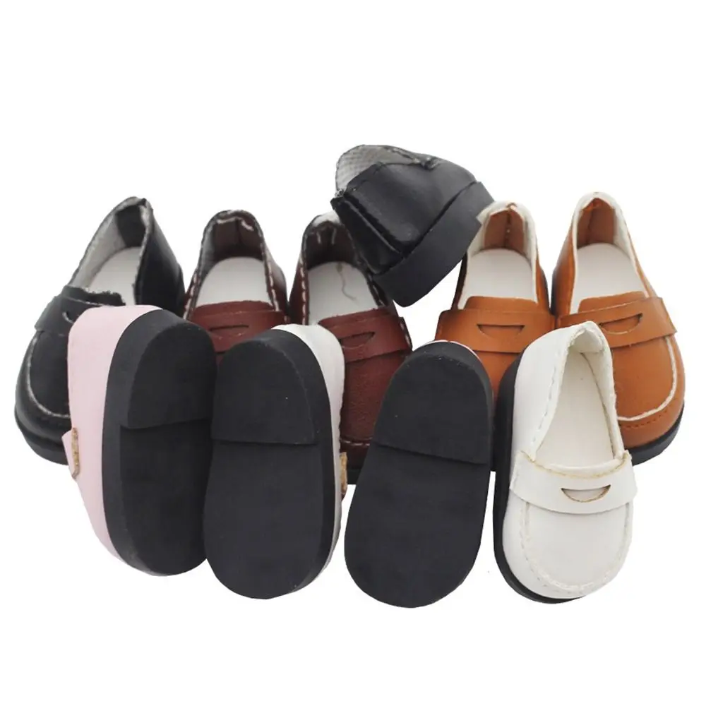 Casual Wear Cotton Doll Shoes Fashion Doll Gift Leather Shoes 5 Colors for 15/20cm Cotton Dolls for 1/12 1/14 Dolls for EXO Doll