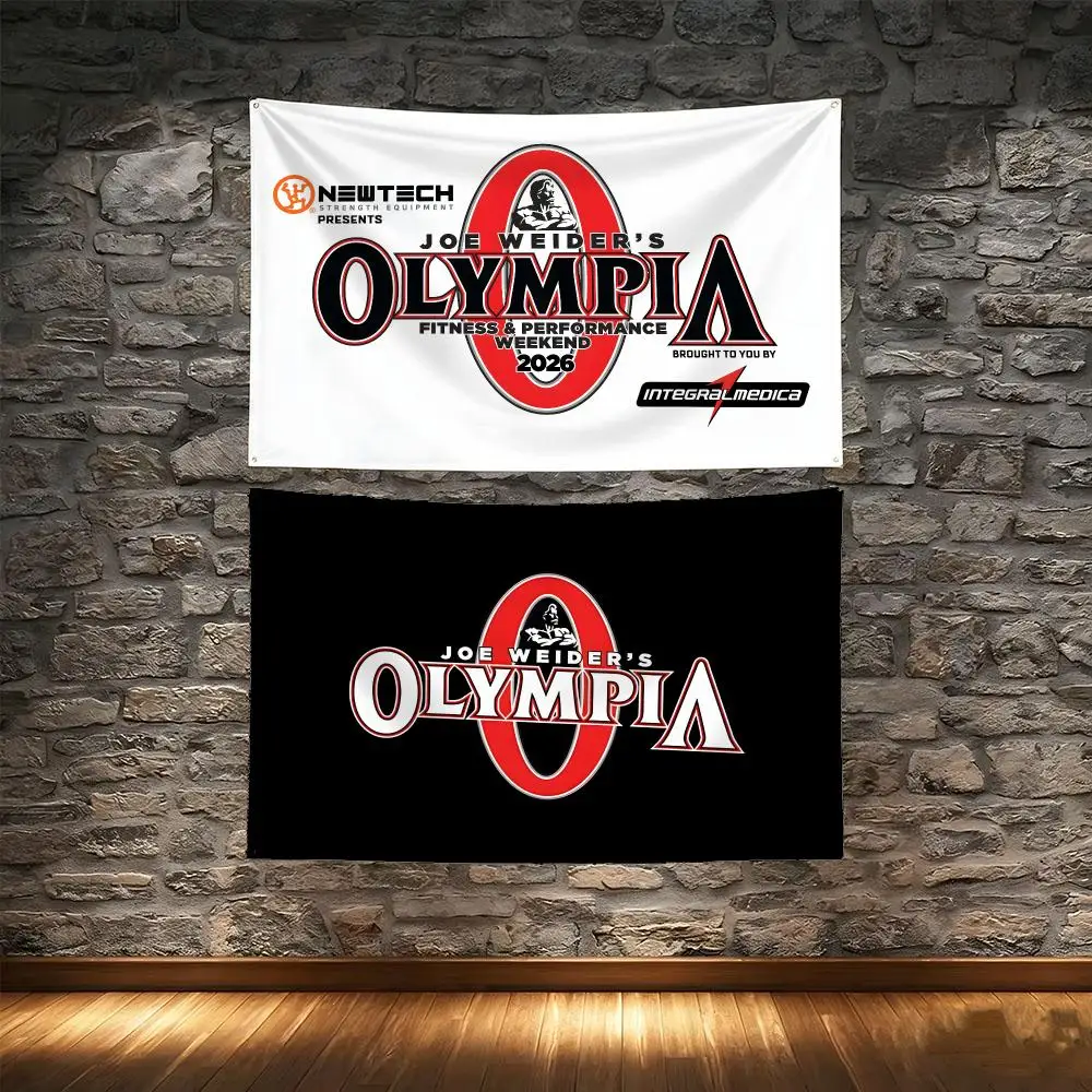 GYM Culture M-Mr Olympia Flags Tapestry Creative Pattern Photo Living Room Wall Art Party Outdoor Decor