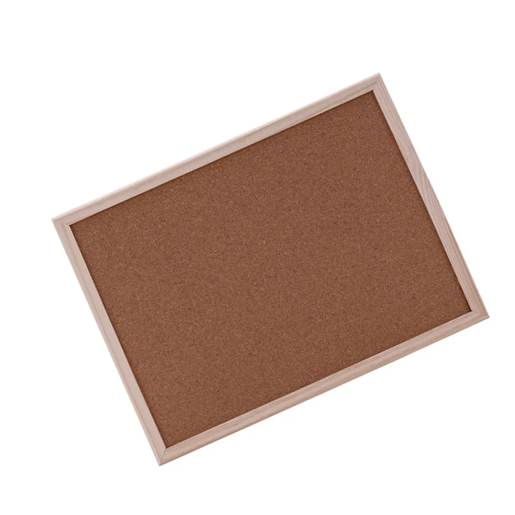 2 قطعة لوحة إعلانات الفلين لوحة إعلانات معلقة مكتب المدرسة جدار منظم دبوس عرض 30x40 سنتيمتر سطح طبيعي بني فاتح #1