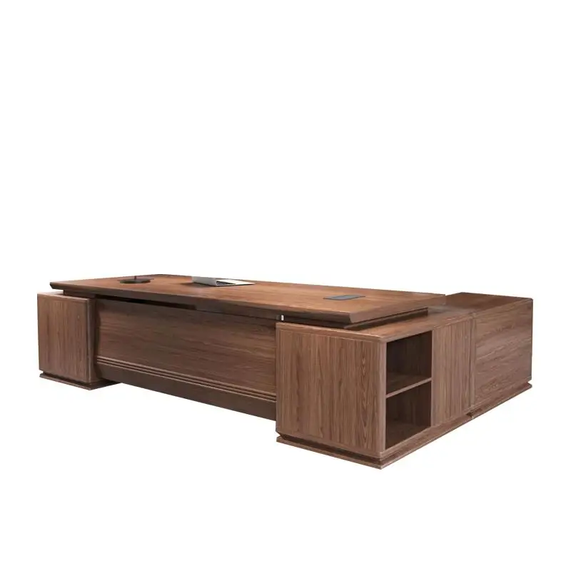 

New Chinese-style desk boss table, solid wood desk furniture, North American black walnut