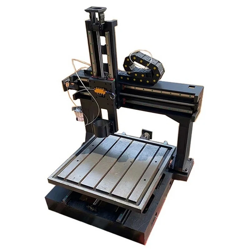 Small Cnc Milling Machine  VMC 5040 Gantry Tool Metal Jewelry Engraving  Cast Iron Frame 3 Axis Wood Router