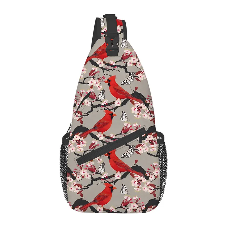 

Red Magpie Chest Bag Boy/Girls Best Gift 2D Flat Cartoon Large Capacity Outdoor Sports Leisure Fashion Messenger Bag