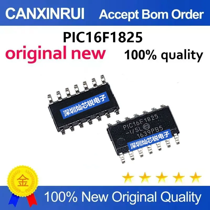 (5-100pieces)Brand New Original PIC16F1825 PIC16F1825-I SL SMD SOP14 8-bit Microcontroller