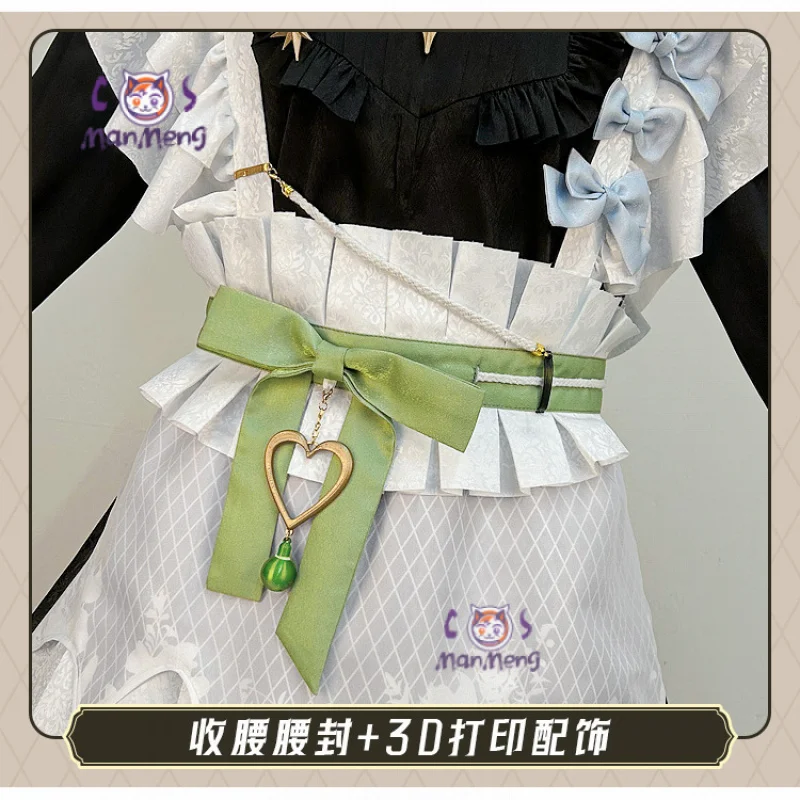 Nu: Carnival Olivine costume cosplay Dolce cameriera vestito Halloween Lolita accessori uniformi prop donna uomo set olivina