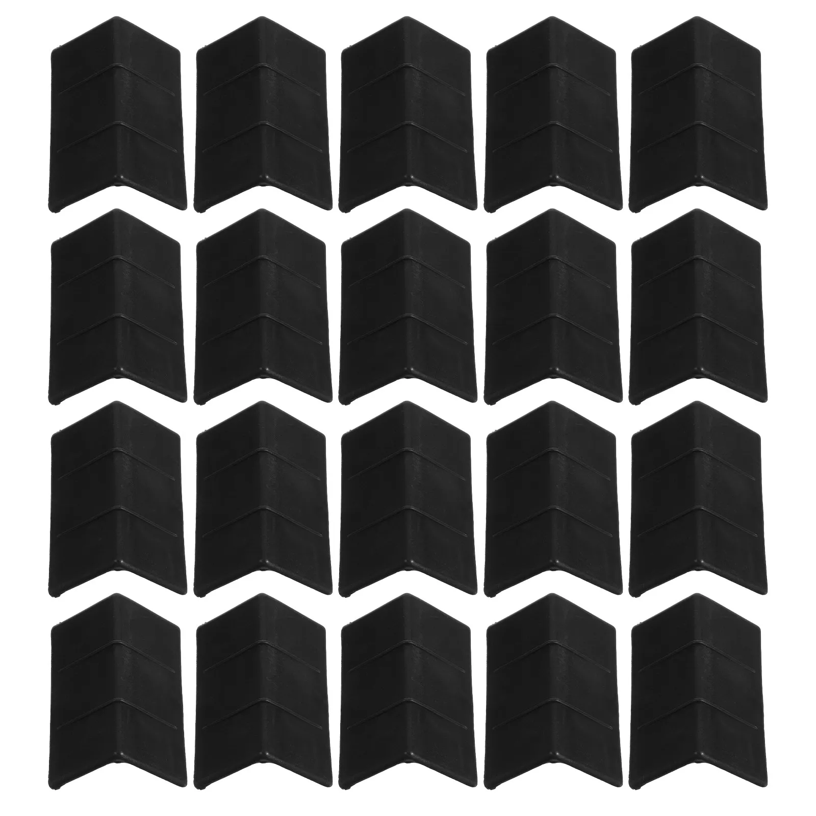 20Pcs Packing Corner Guards Plastic Edge Protectors for Furniture Cabinets Trucks Cartons Thickened Anti-Slip Corner Protector