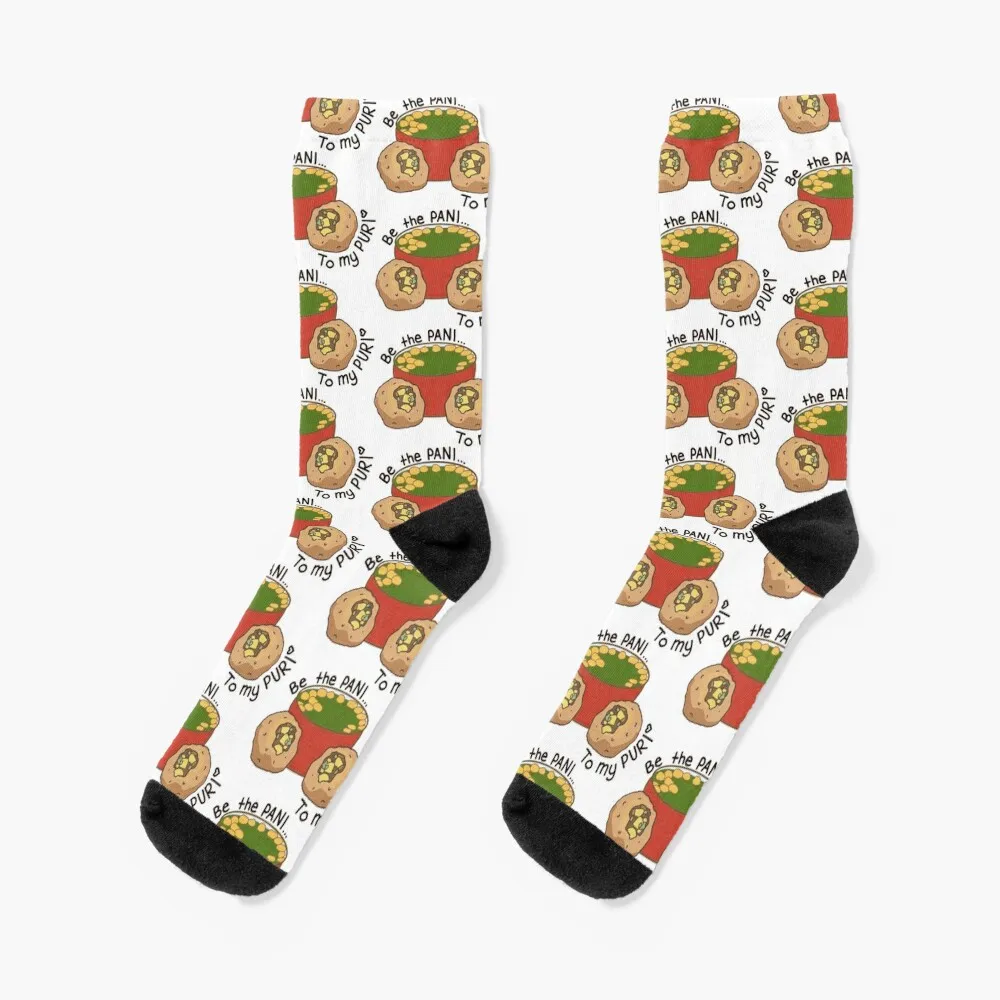 

Be the Pani to my Puri Socks winter gifts designer brand tennis Male Socks Women's