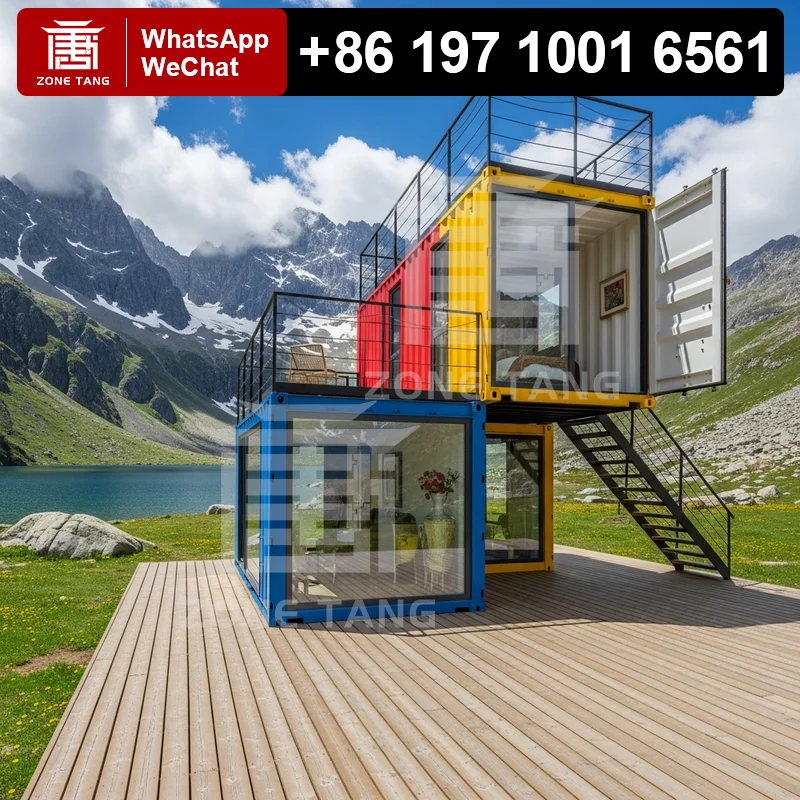 

Easy To Modify Portable Labor Camp Flat Pack Home Double Wide Manufactured Homes Premade Houses Container House Container Houses