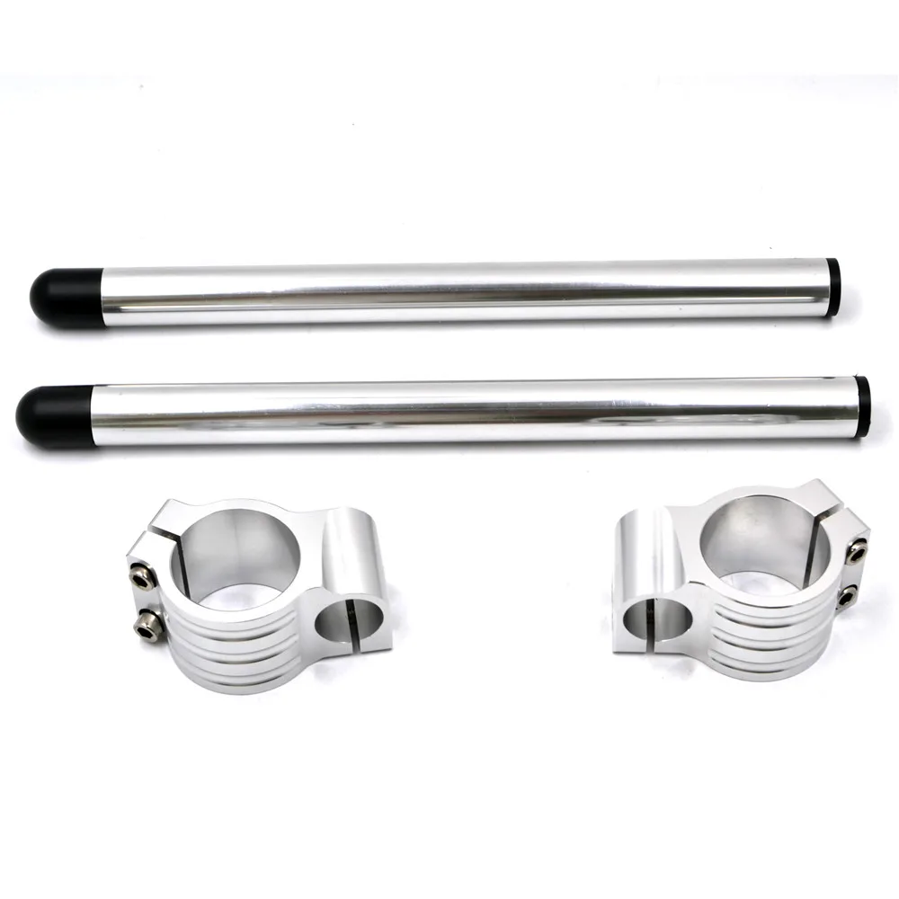 Motorcycle Handlebar Adjustable CNC 35mm Clip On Fork Handle Bar for Yamaha XT200 XT250 TZ250 RZ350 TZ350 SR500 XS 400 500