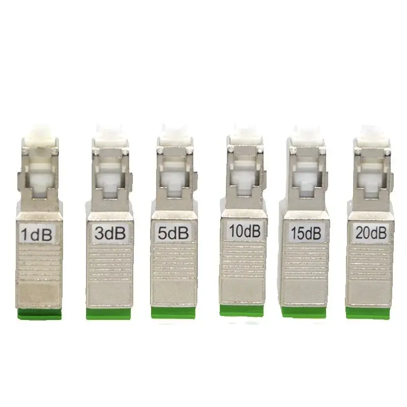 

New Optic Equipment 1~20dB Fixed Attenuator SC/APC Female-SC/UPC Male Optic Fiber Adapter Connector Flange Coupler Wholesale