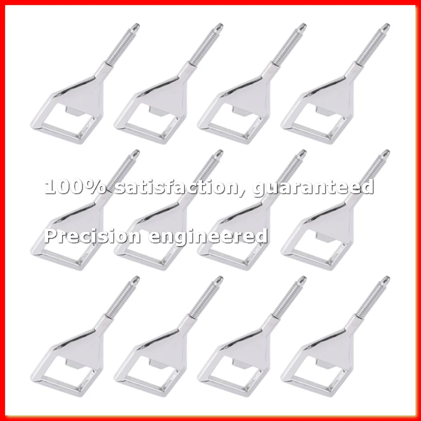 Metal Bottle Opener Blank Stainless Steel Flat Bottle Opener Inserts Kit Threaded Beer Opener Hardware for-A09G