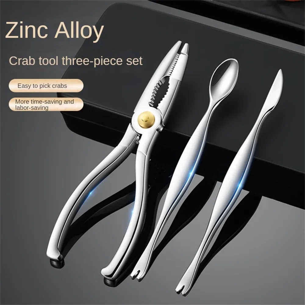 

Crab Stripping Forceps Kitchen Specific Stainless Steel Seafood Tools Peeling Crab Clip Crab Needle Convenient Crab Clamp