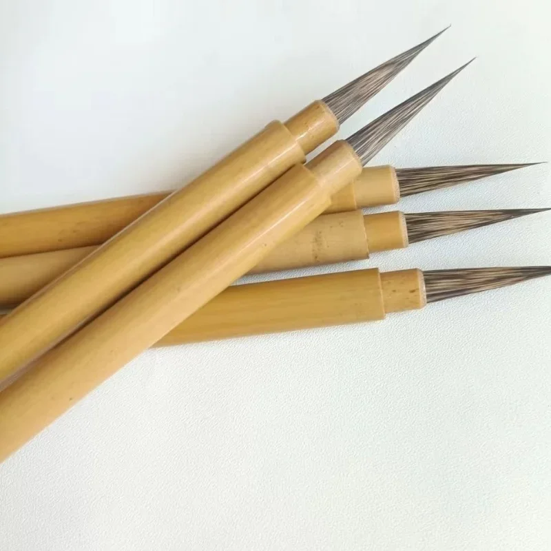 Shou Jin Ti فرشاة الرسم الخط الصيني أرنب الشعر فرشاة النص العادية الصغيرة ليان القلم مخطوطة رسم الخط فرشاة