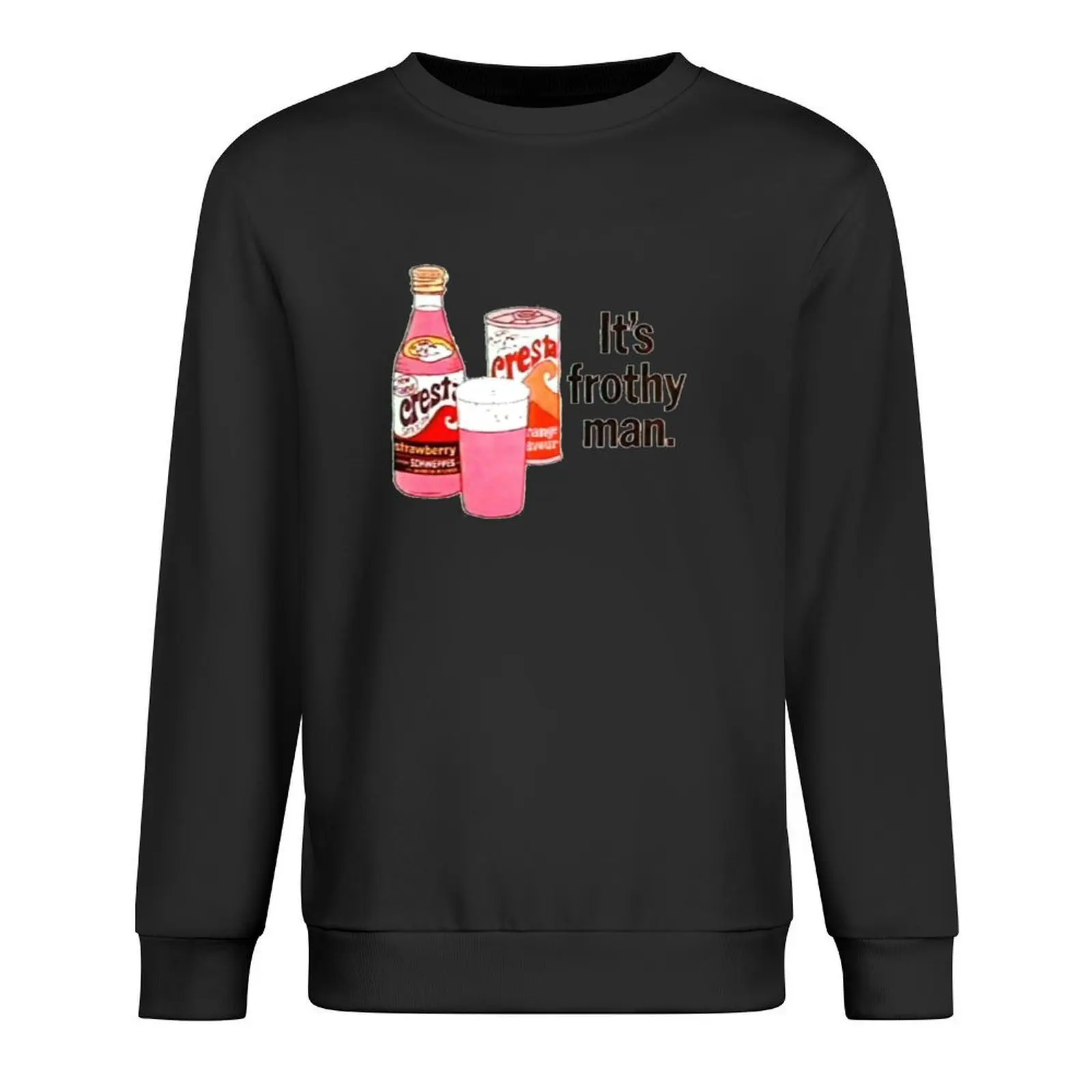 

Cresta - IT'S FROTHY MAN Pullover men clothing mens clothes anime clothing tracksuit oversize sweatshirts