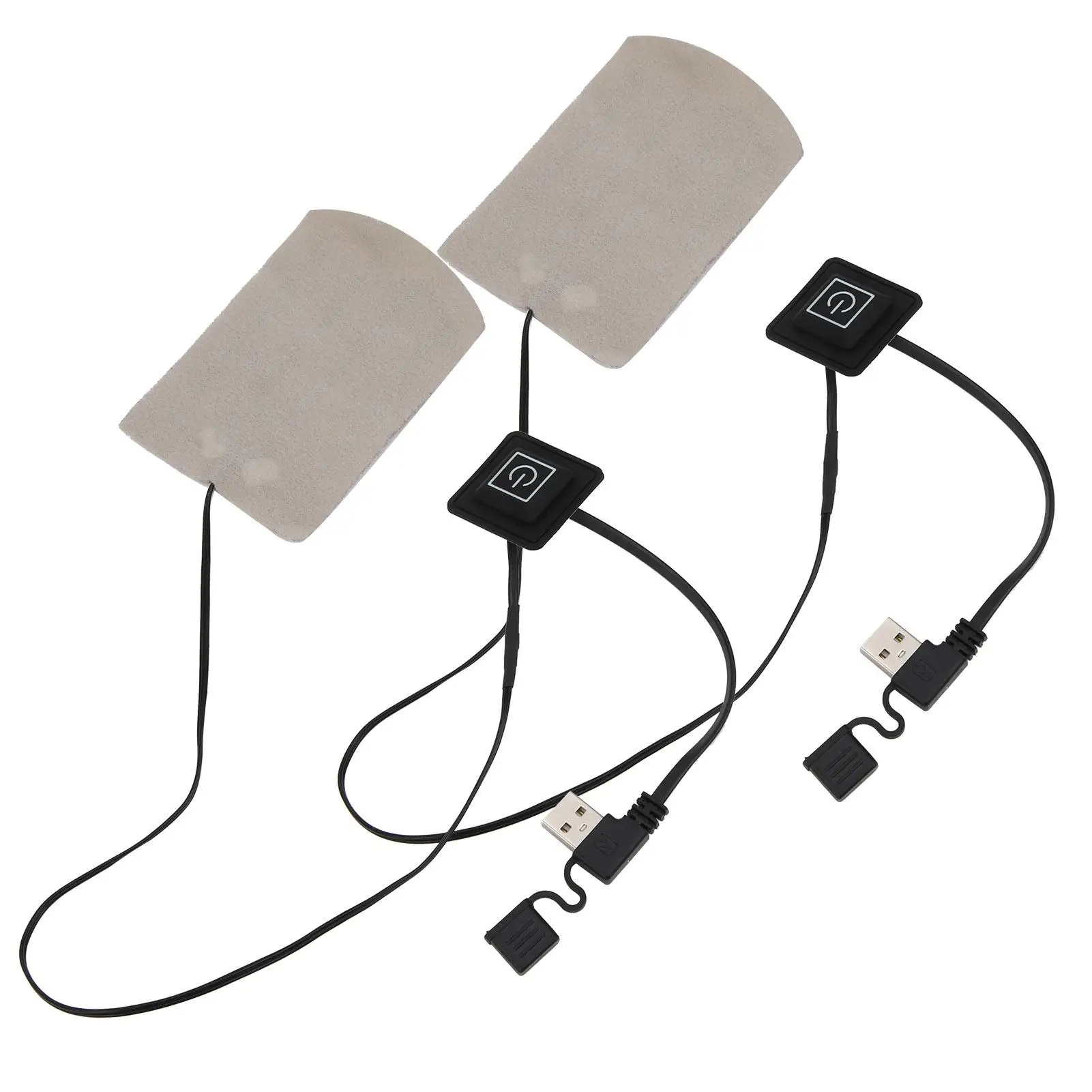 USB Electric Heating Pad Socks with Composite  Heating Film for Winter Warmth