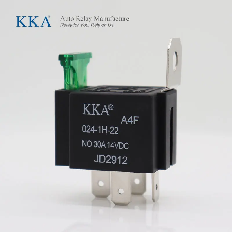 KA-A4F Relé automotivo do fusível, 12V, 24V, 4Pin, 5Pin para o carro, motor, barco, auto veículo, 30A, 25Pcs pela caixa