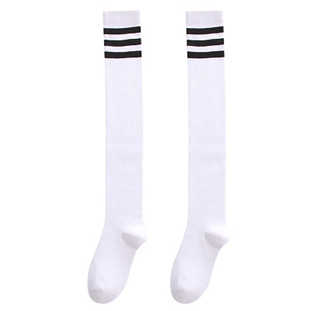 Long Thick Warm Man Winter Socks Over Knee No Shedding Coral Fleece Fluffy Striped Men High Sleep Stocking Plush Thermal Male