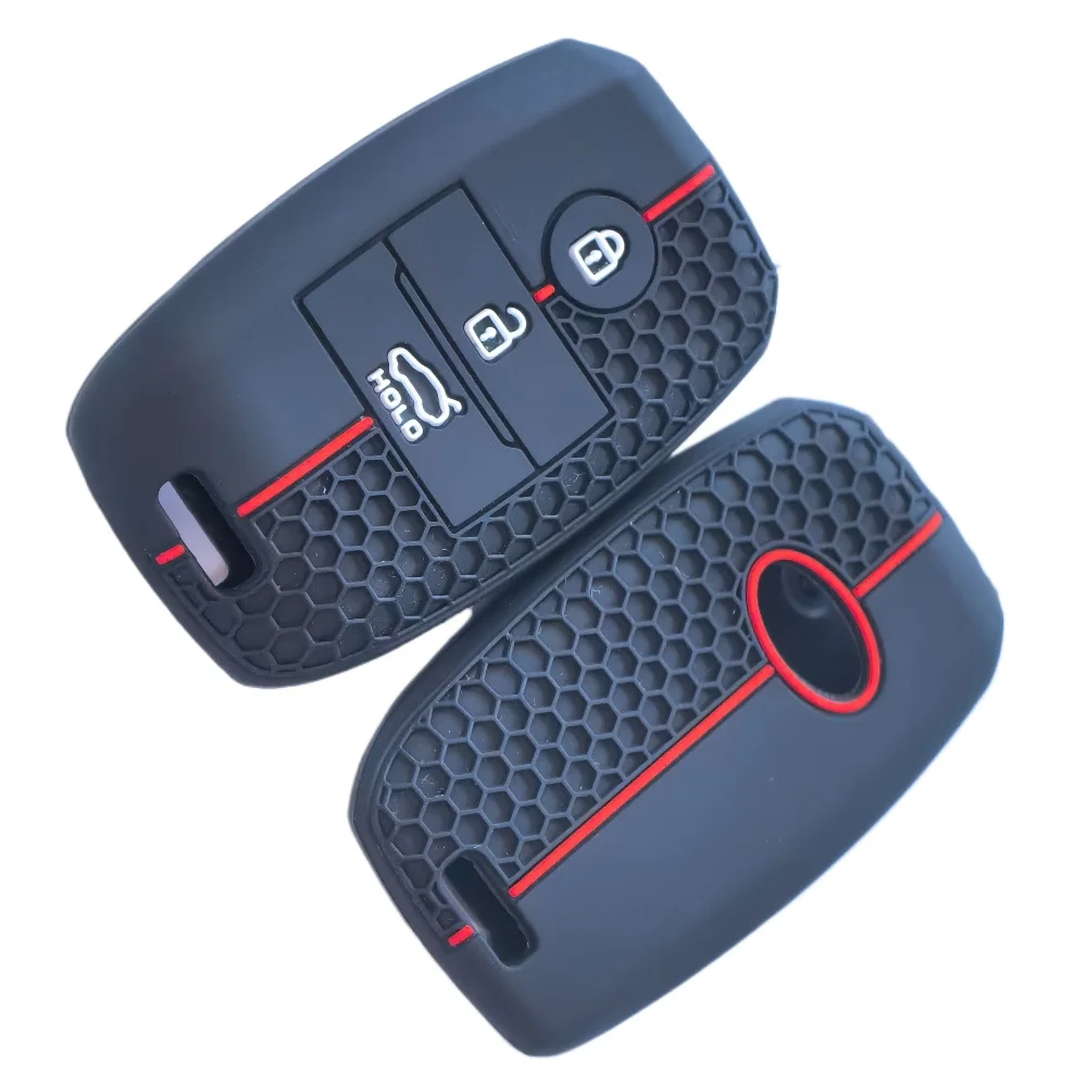 

3-кнопочный силиконовый чехол для дистанционного ключа автомобиля для KIA Rio Rio5 Sportage Ceed Cerato K3 KX3 K4 K5 Sorento Optima Picanto Grand