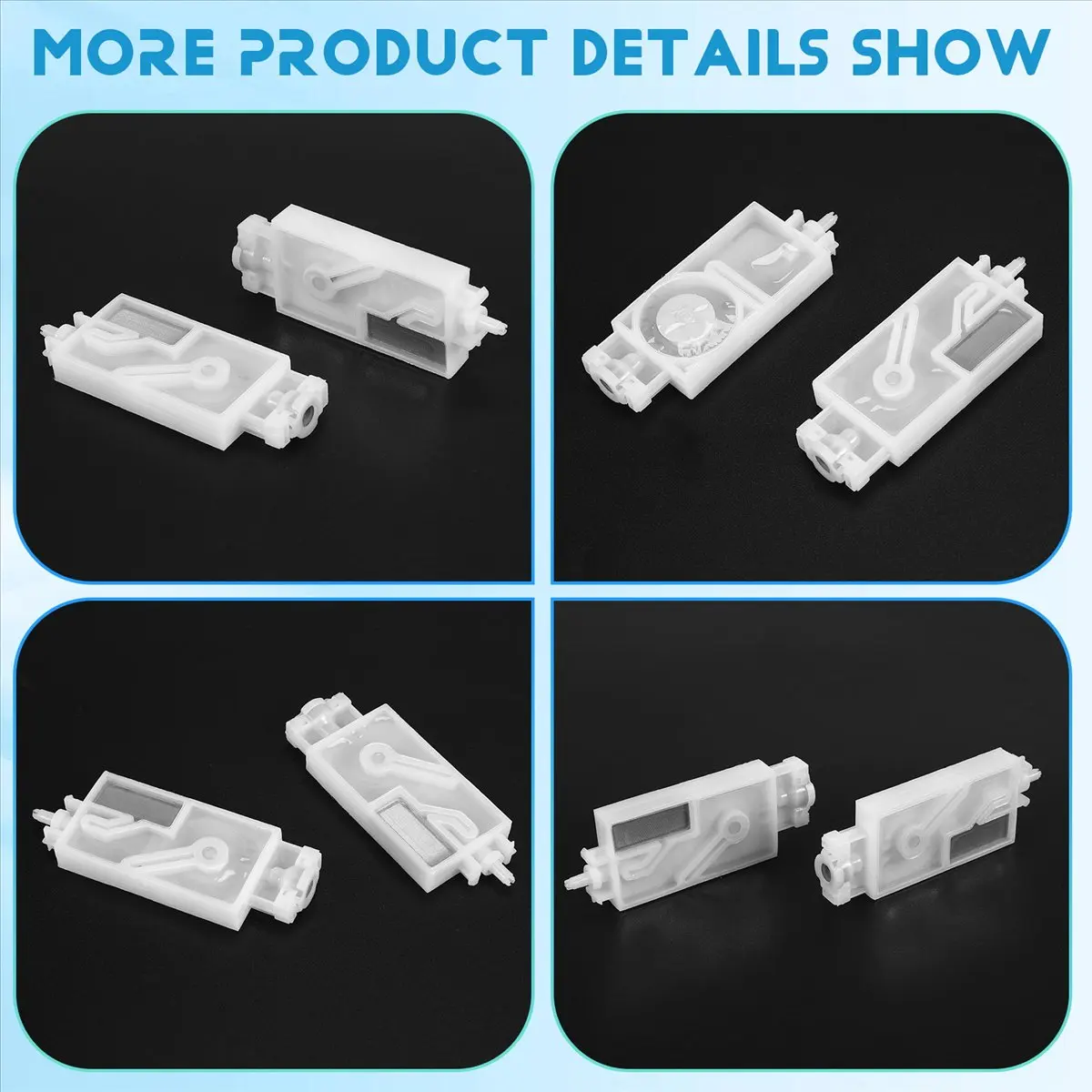 A464Z~16PCS Ink Damper for Mimaki Jv33 Jv5 Cjv30 Mutoh Galaxy Human Wit-Color Dx5 Print Head Dumper Filter