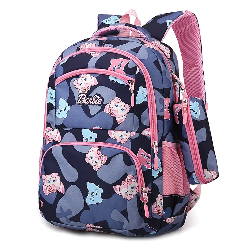 Children Primary Schoolbag Student Backpack Boy Girl Lightweight Shoulder Book Bag Kids Printed Cartoon Large Capacity Schoolbag