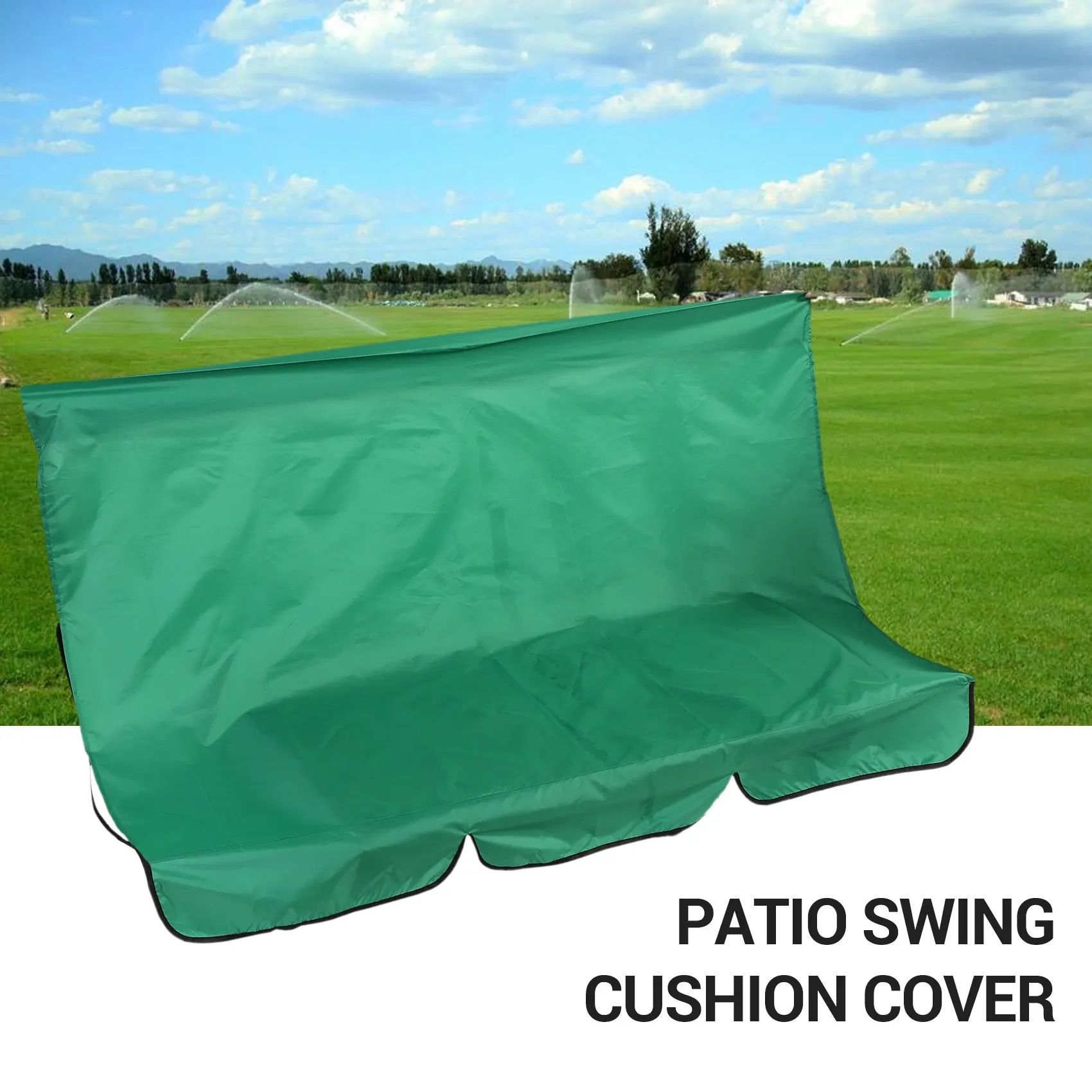 Canopy Swing Top Cover & Swing Seat Cover, 3 Seater Patio Swing Chair Canopy Top Cover For Garden Terrace Seat Hammock