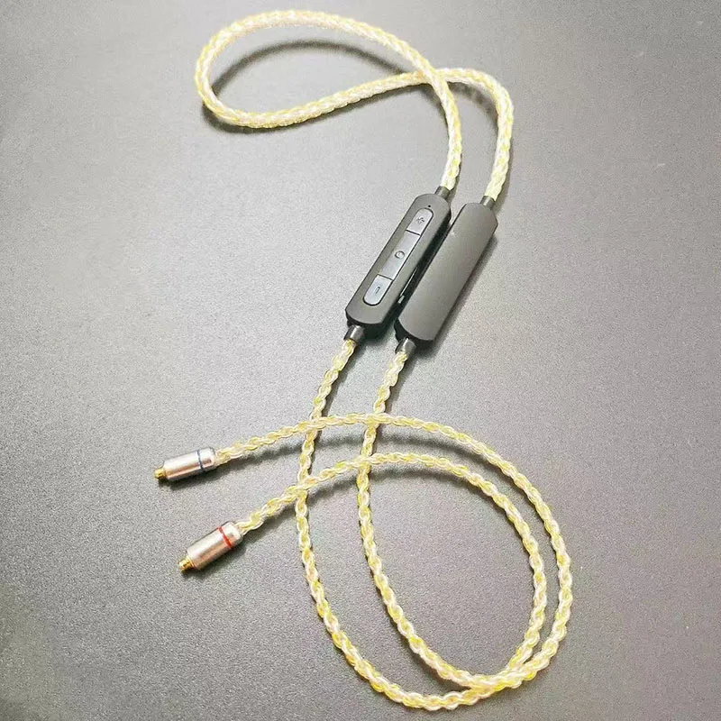 Kabel do słuchawek bezprzewodowych QCC5181 Bluetooth 5.4, 8-żyłowy, z pozłacaną i posrebrzaną miedzią, obsługuje LDAC, do MMCX 0.78 0.75 — zdjęcie produktu 2