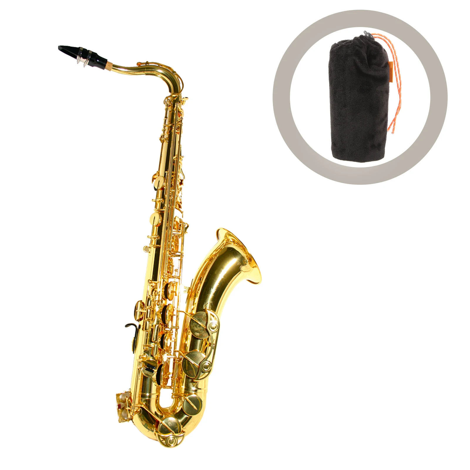 

Saxophone Mouth Cover Instruments Mouthpiece Pouch Bag Musical Flannel Puches Accessory Case