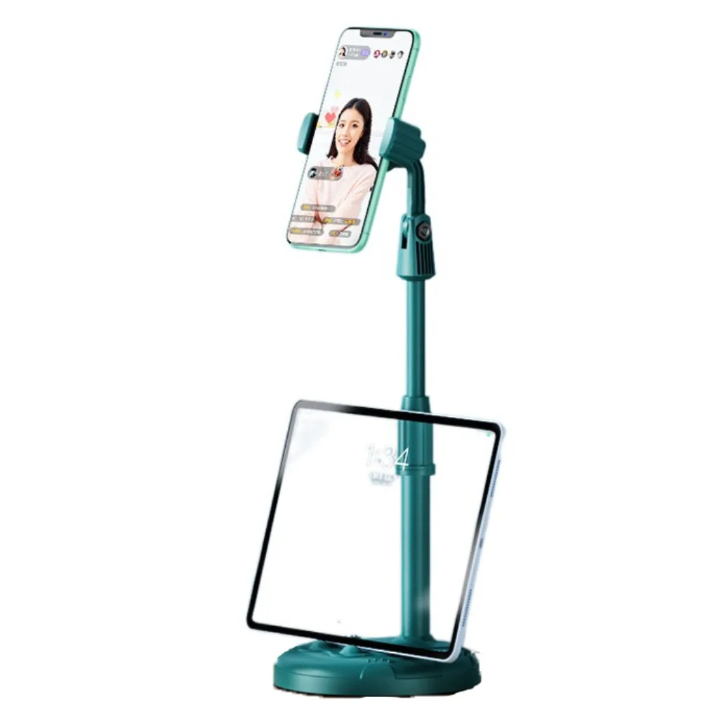 

Телескопическая подставка для телефона в стиле кошачьей лапы, регулируемая высота 360° ° Поворотный настольный держатель для телефона, стабильное основание, портативный