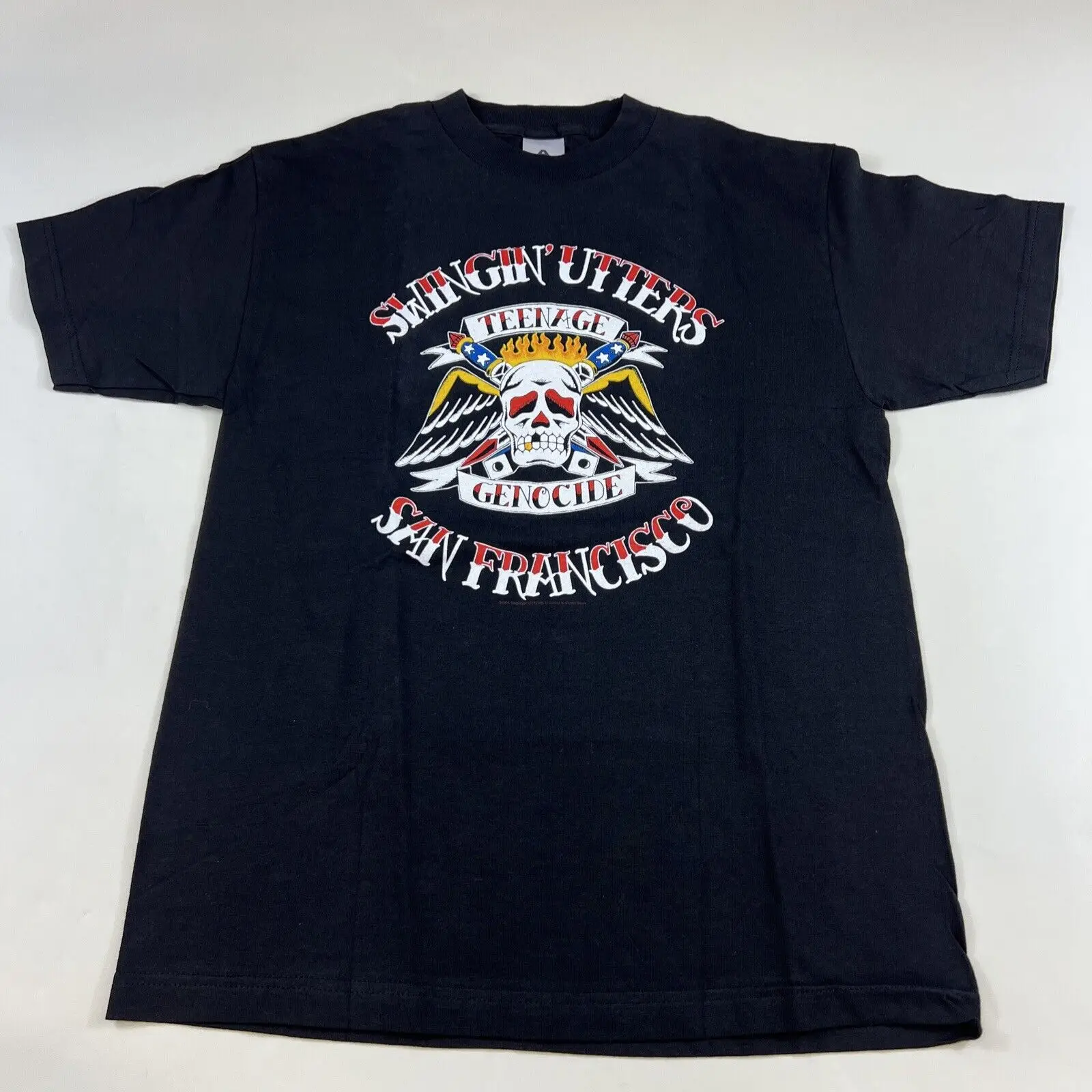 Camiseta Vintage de manga corta, camisa de manga corta, de manga corta, 2004