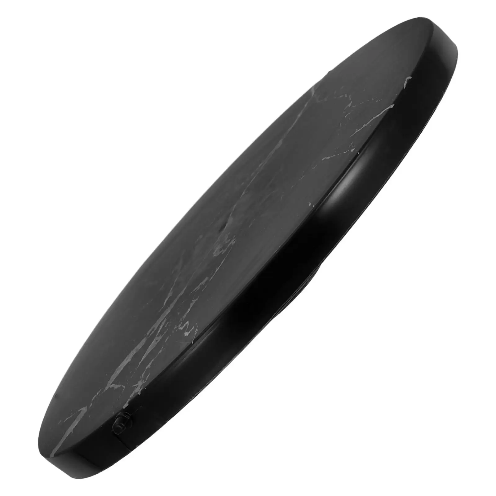 

Trash Can Lid Replacement Swing Top Cover Plastic Waste Bin Protector Fits Universal Cans Home Kitchen Black