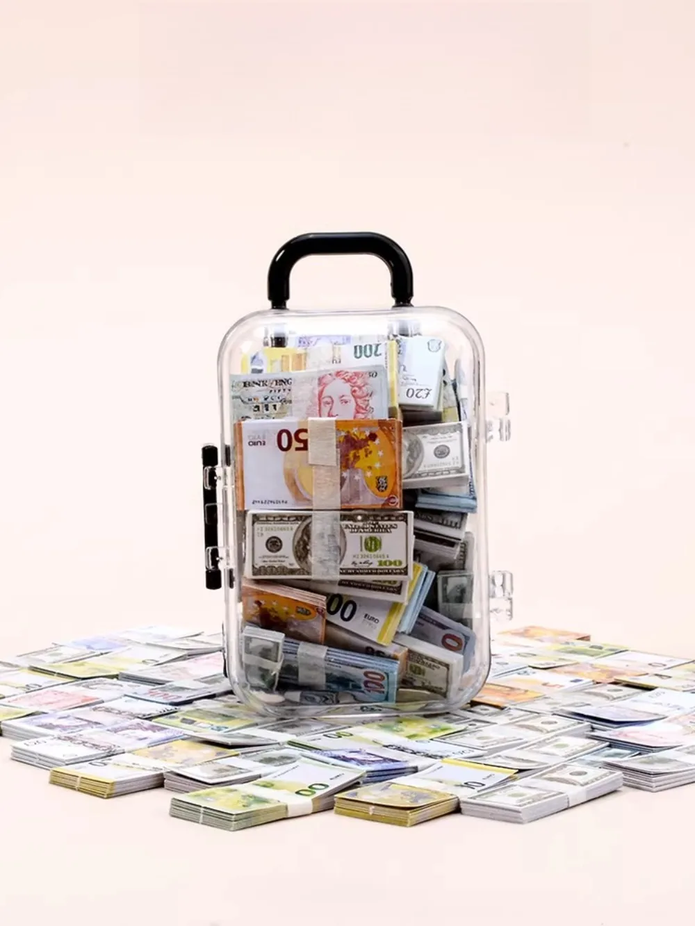 

1:12 Scale Miniature Dollar Bill Prop Money, Fake Cash for Dollhouse Diorama Micro Landscape Accessories Kids Pretend Play