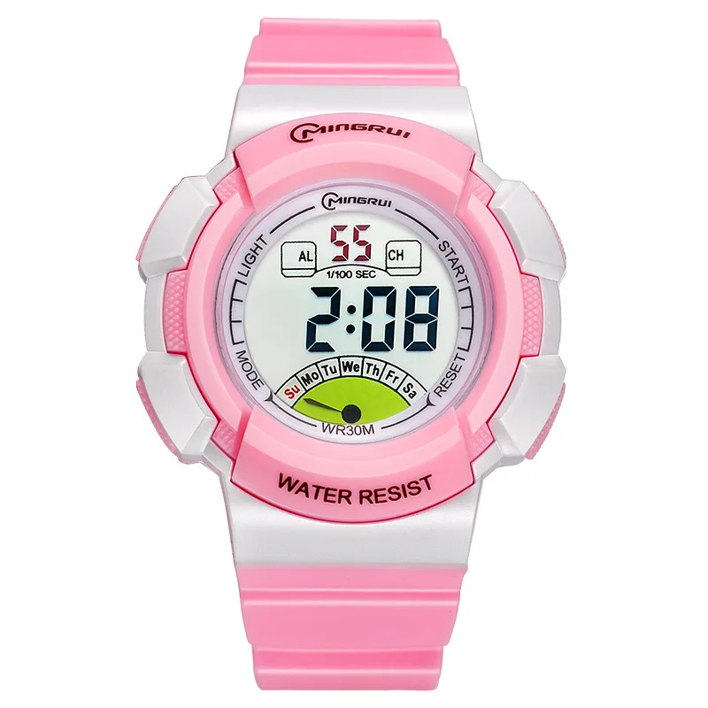 UTHAI Watch Children Sports Student Electronic Watch Swimming 30M Waterproof LED Alarm Clock Boys Girls Fashion Watches