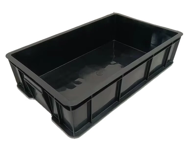 กล่องป้องกันไฟฟ้าสถิตย์ ปี 2025 - กล่องพลาสติกสีดำ มีทุกขนาด รูปทรงสี่เหลี่ยมผืนผ้า มีฝาปิด ดีไซน์หนาพิเศษ