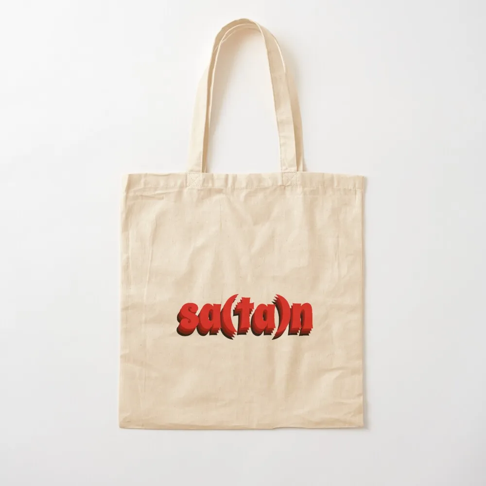 

Sa(ta)n ATEEZ Tote Bag Women's shopper shopping trolley bag Portable shopping bag Shopper