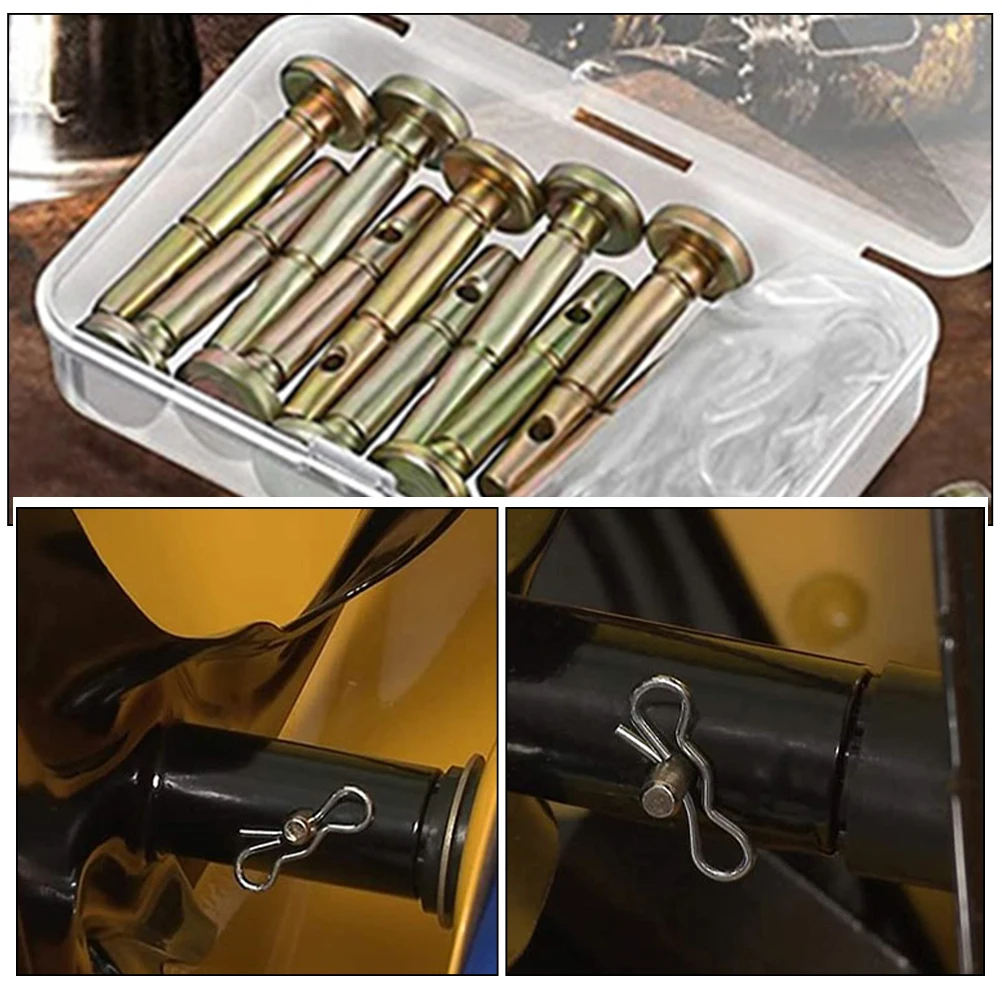 

6 set Shear Pins Accessories Replacement Shear Pins Parts Snow Sweeper Durable Stainless